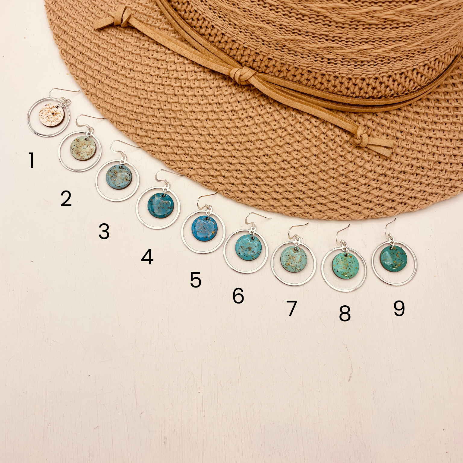 Calypso Beach Sand Earrings Silver - Cool