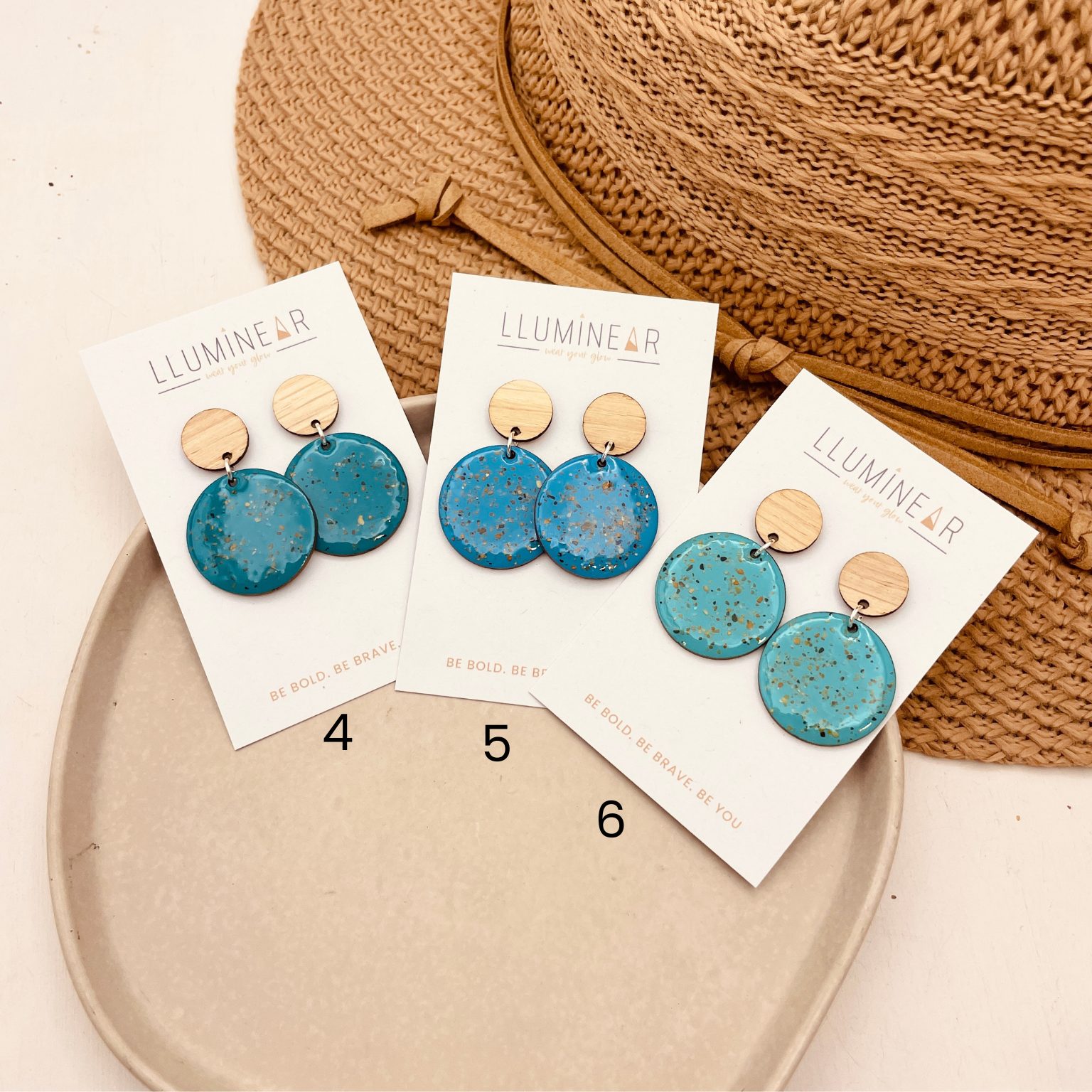 Apollo Beach Sand Earrings - Cool