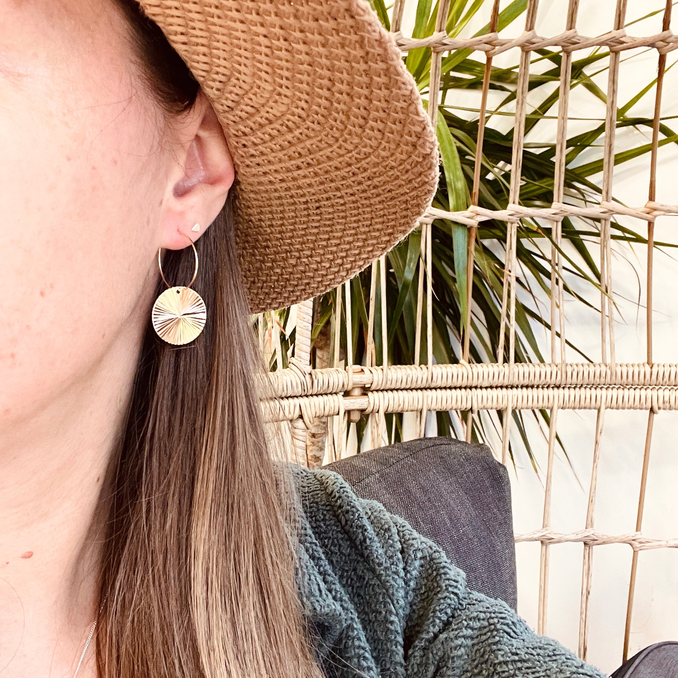 Dazzling Hoop Earrings