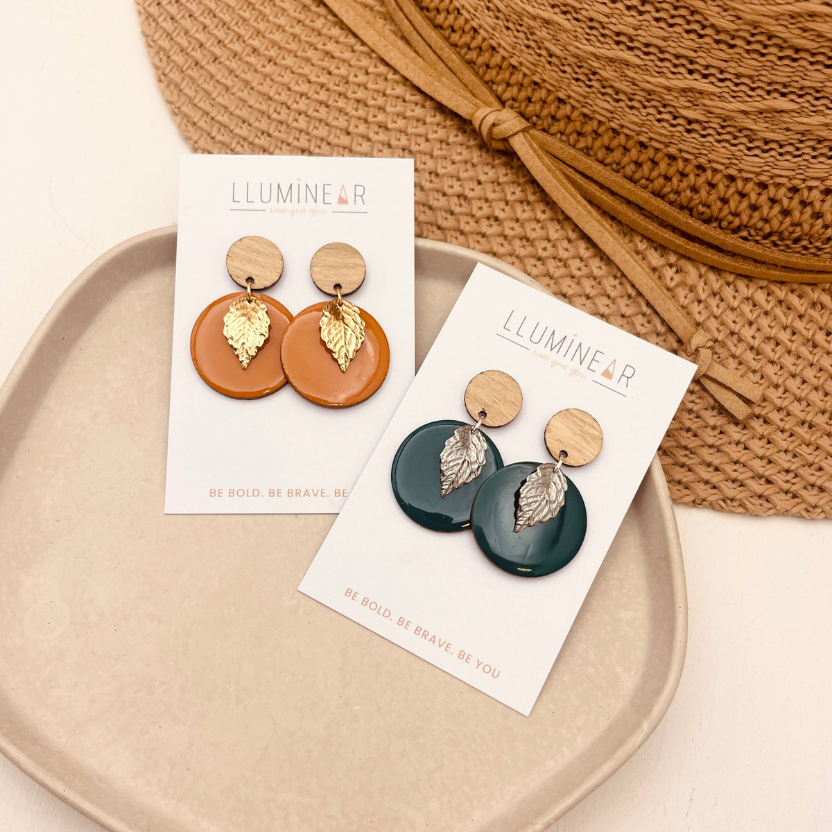 Autumn Apollo Leaf Earrings