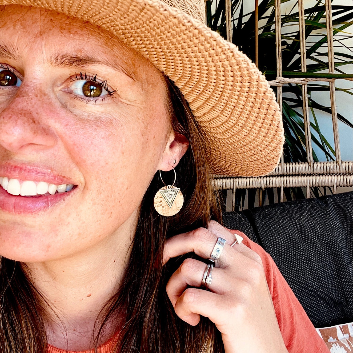 Umbra Earrings Natural Boho