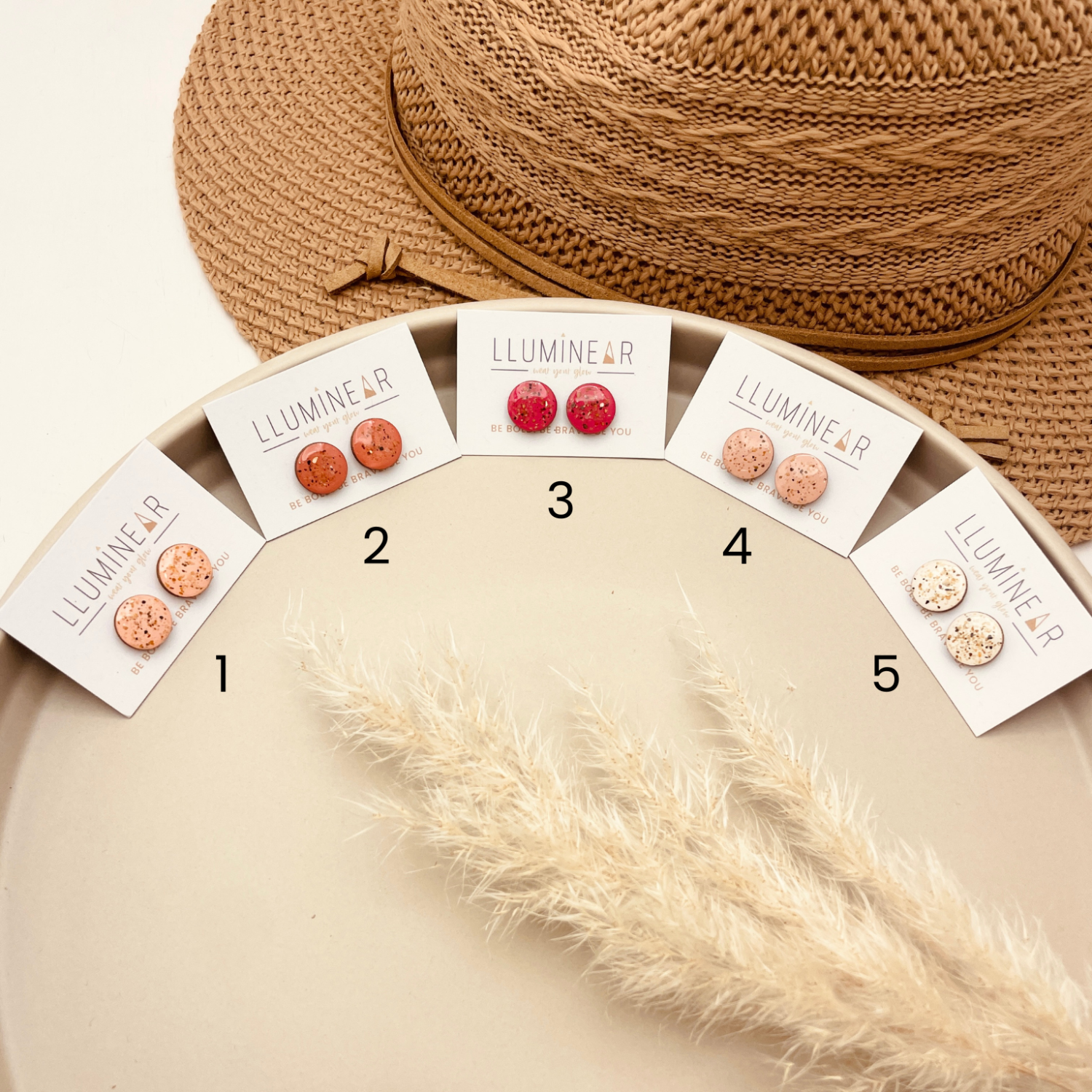 Beach Sand Stud Earrings