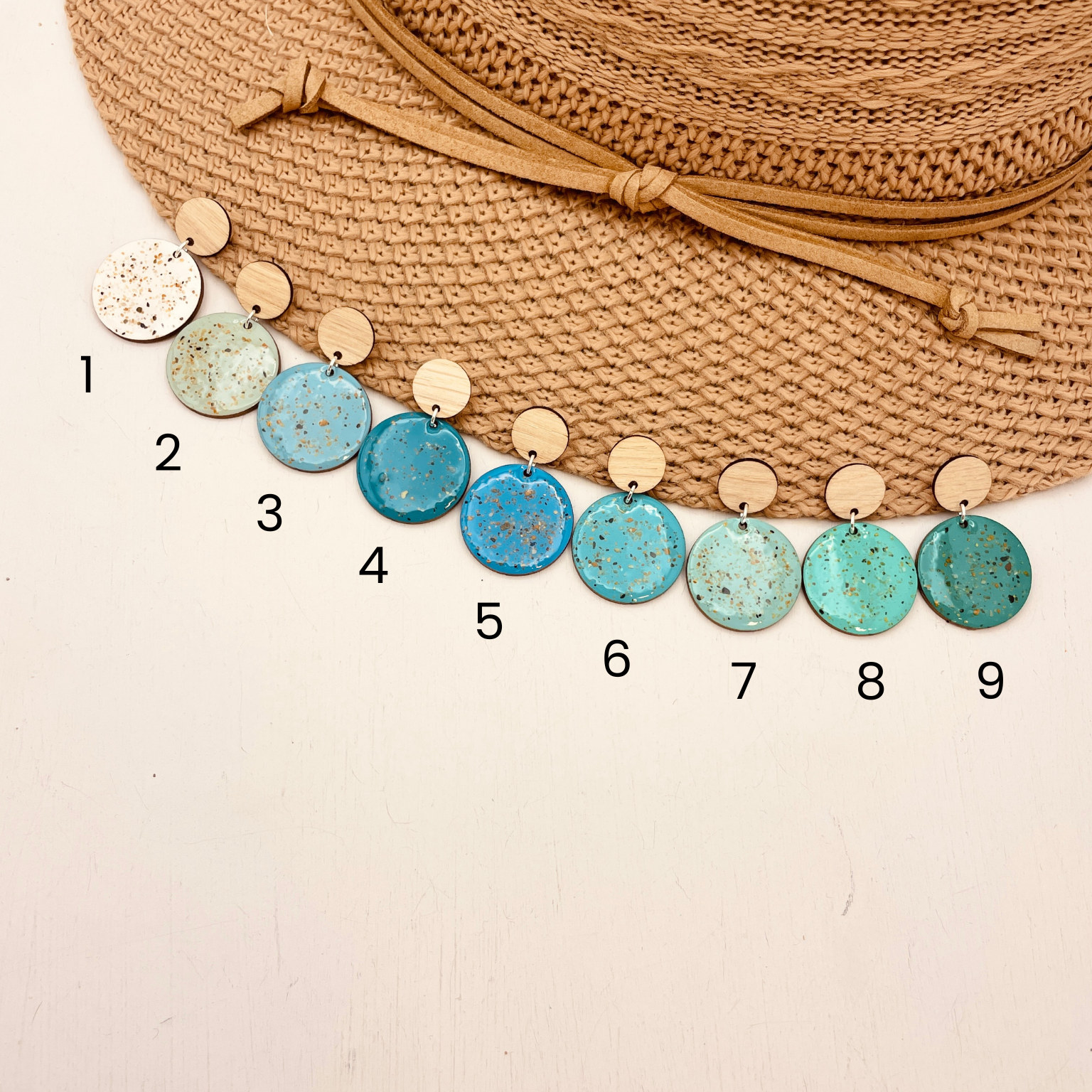 Apollo Beach Sand Earrings - Cool