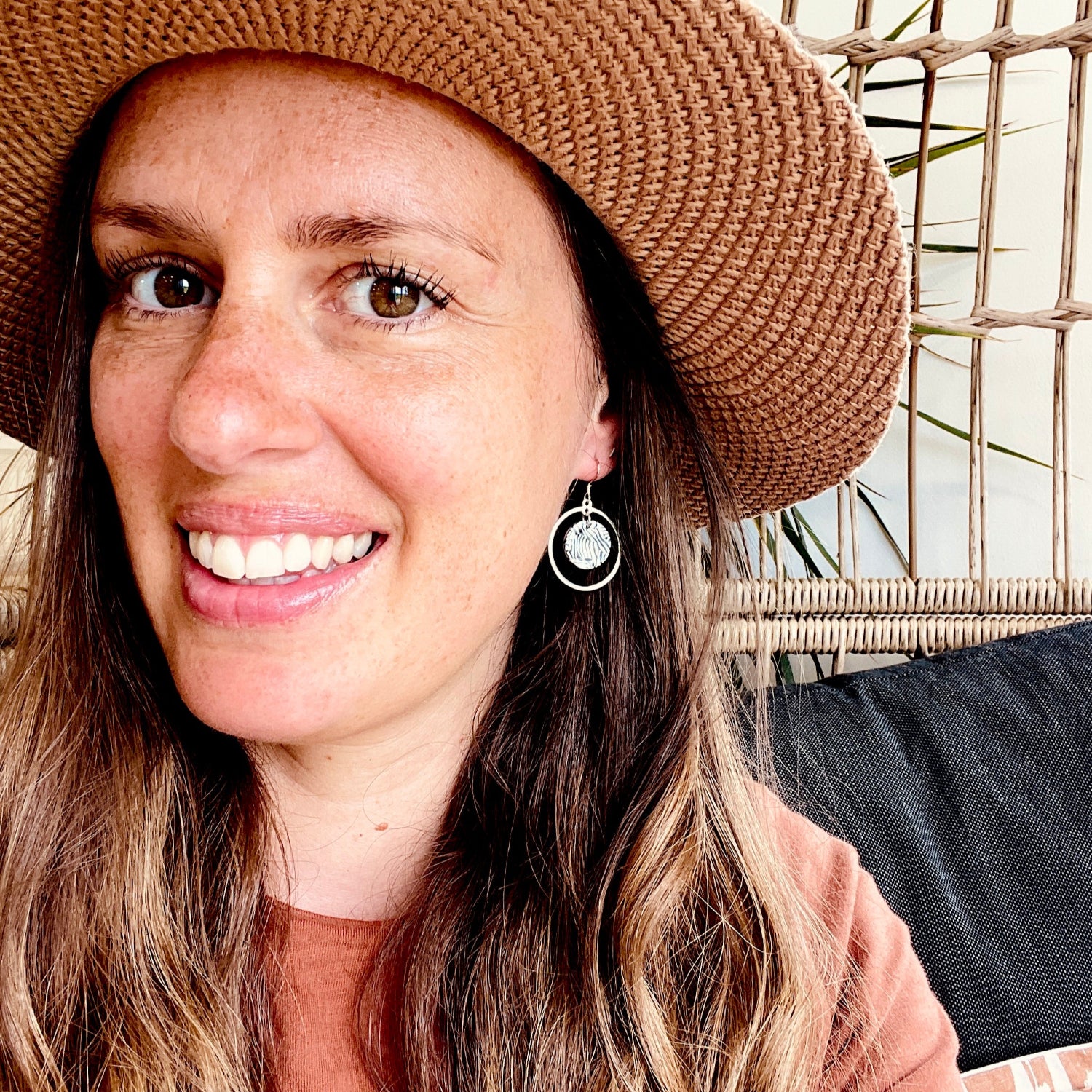 Calypso Silver Zebra Earrings