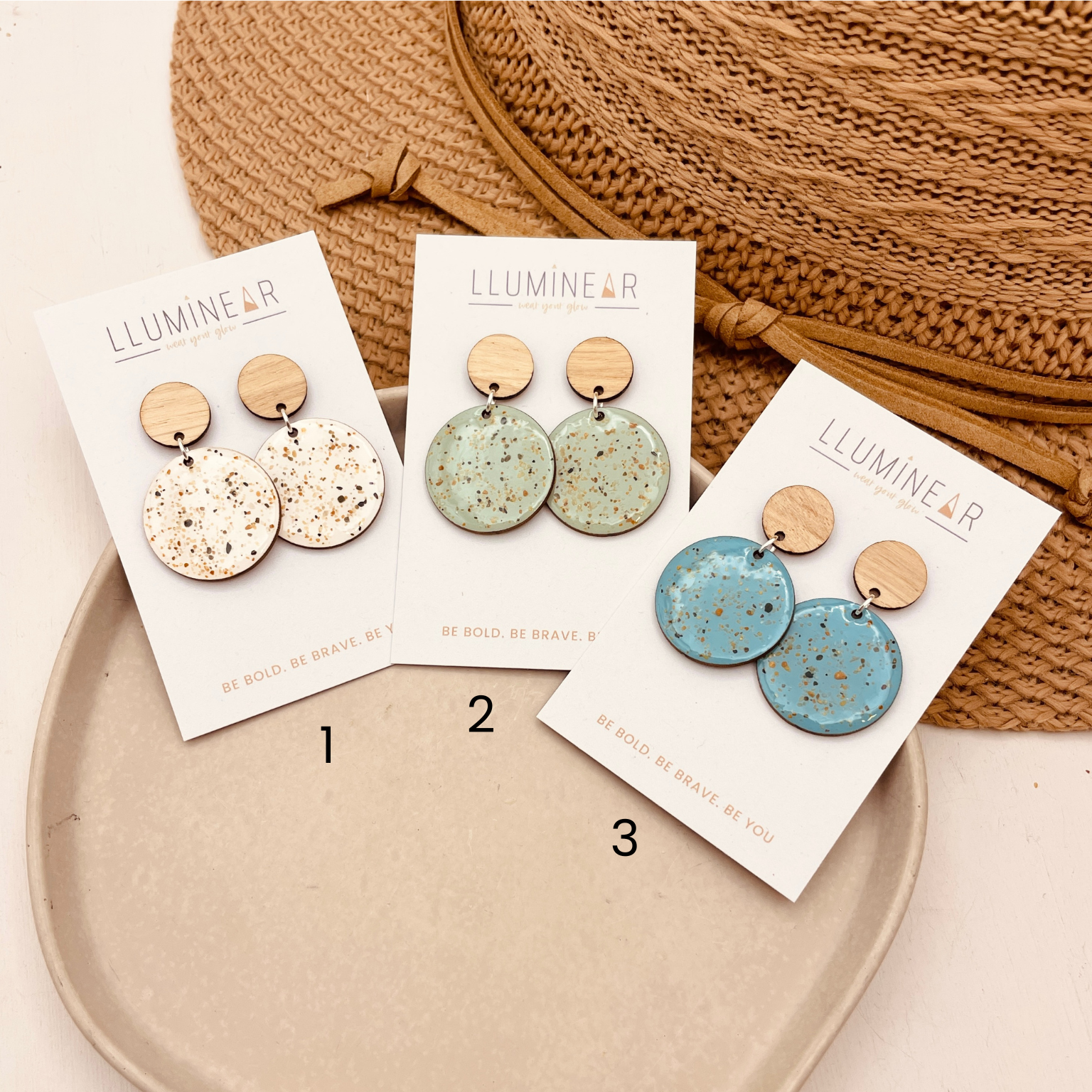 Apollo Beach Sand Earrings - Cool