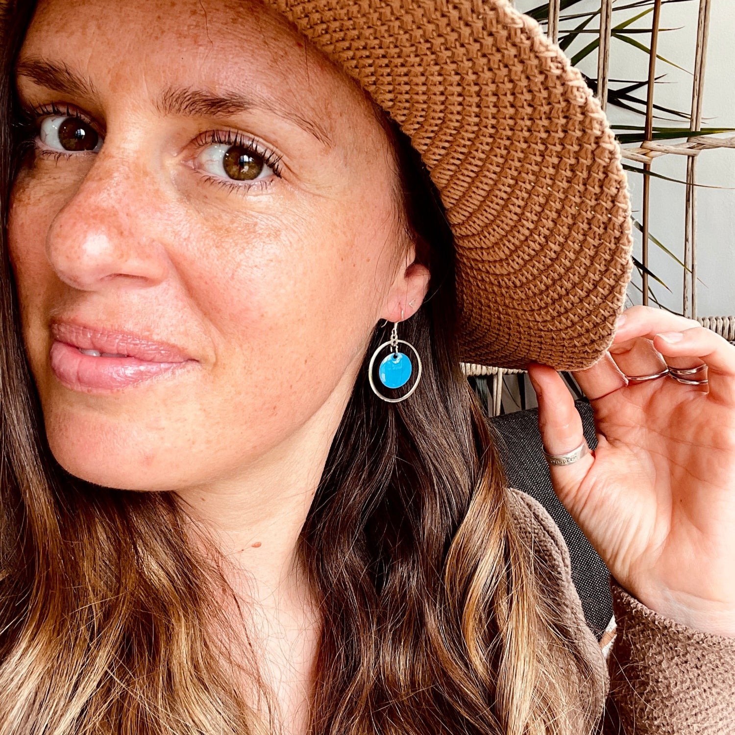 May Earrings Calypso Silver Blue
