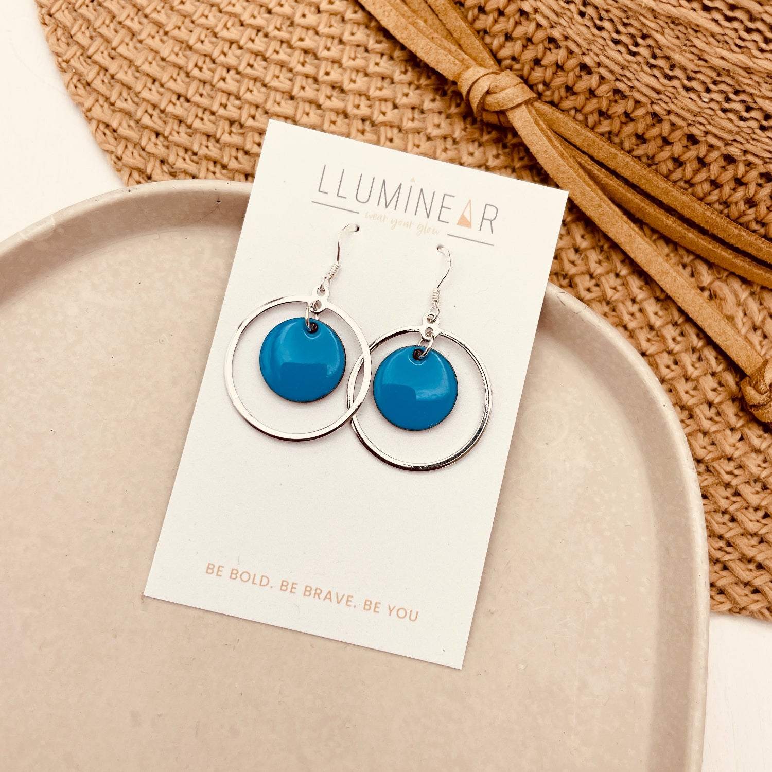 May Earrings Calypso Silver Blue