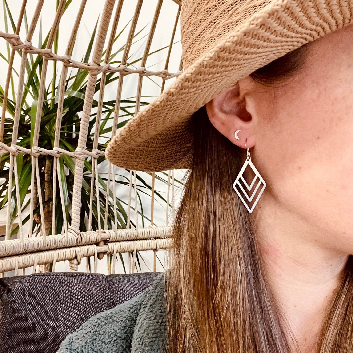 Deco Diamond Boho Earrings