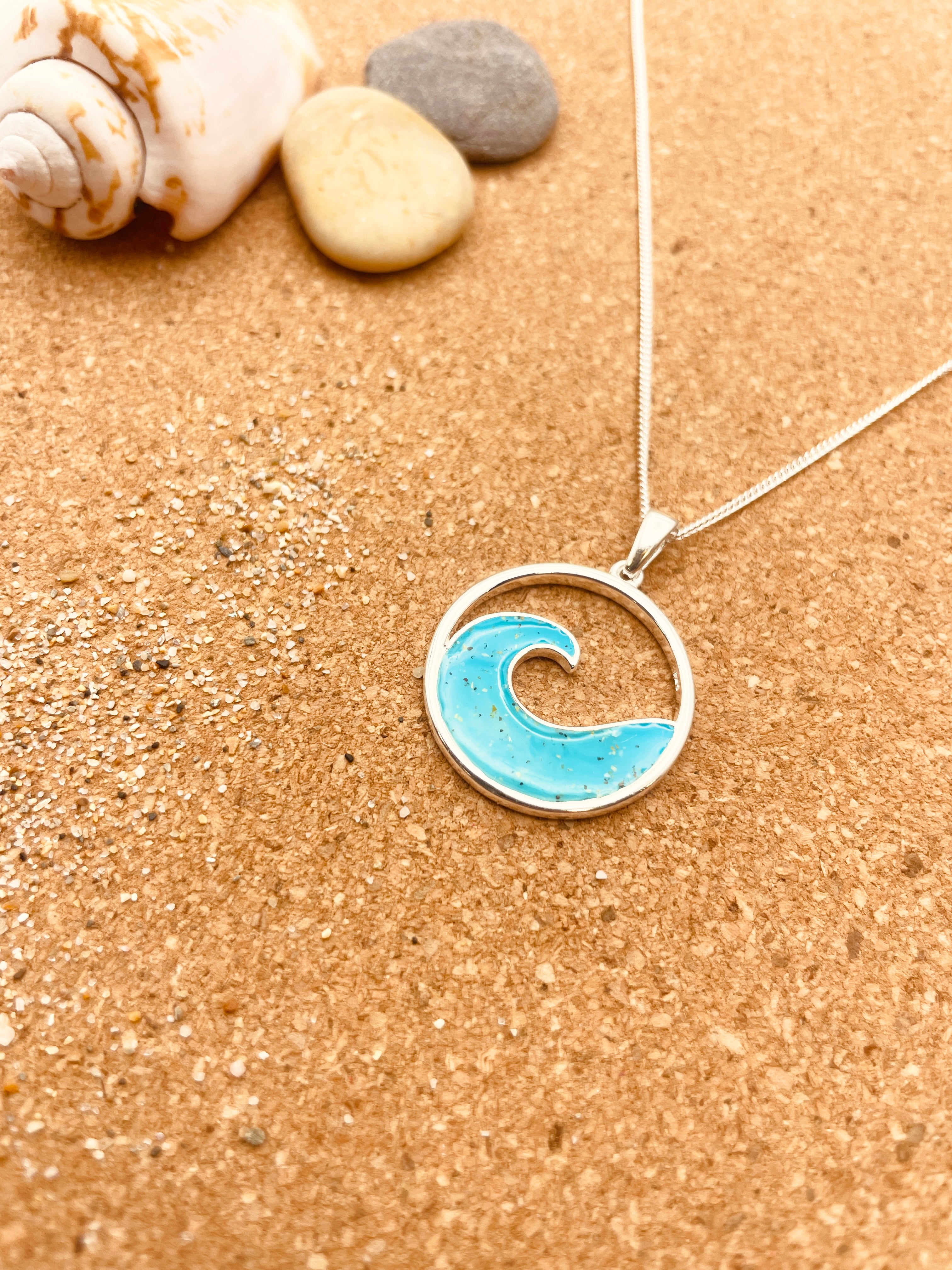 Wave Beach Sand Necklace for Claire