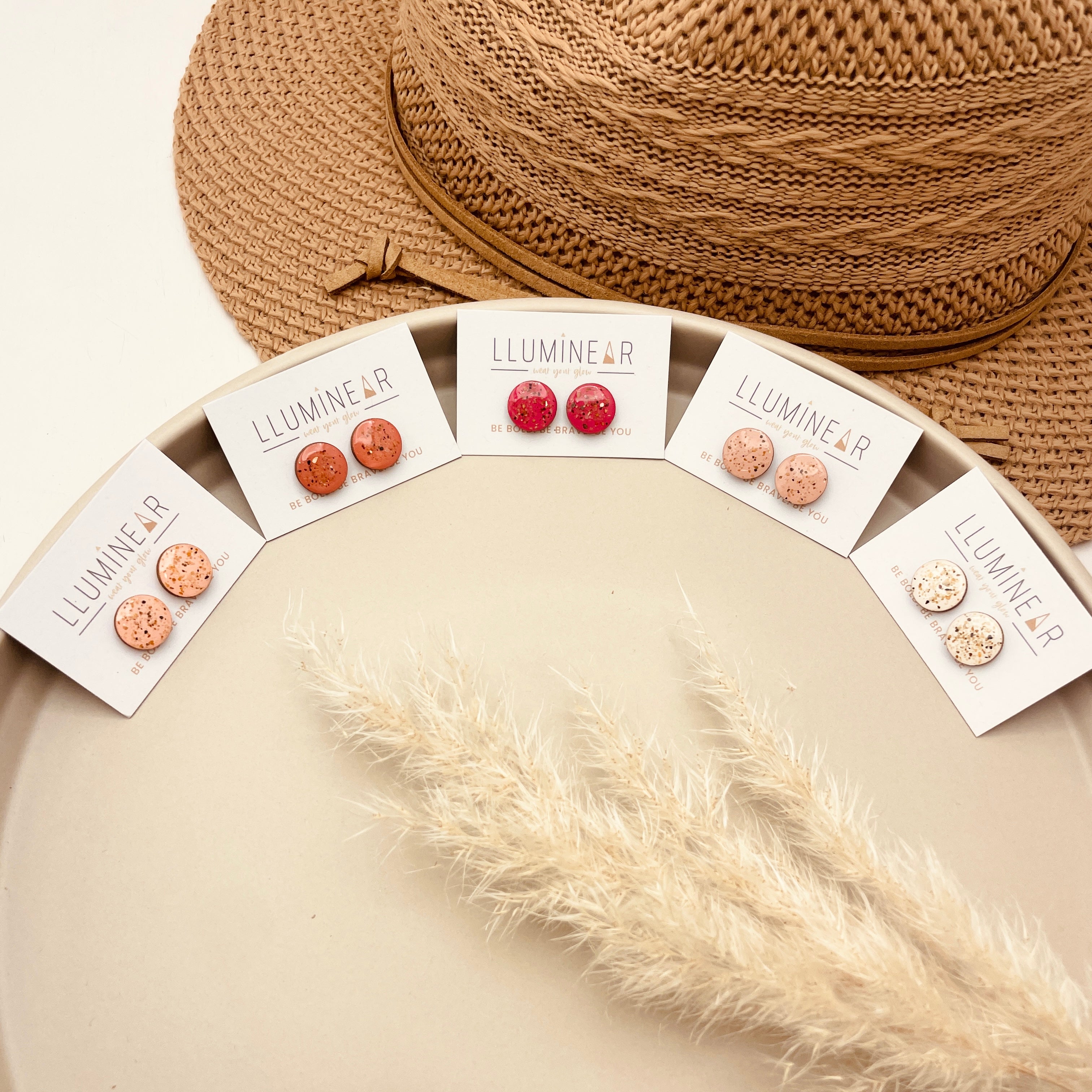 Beach Sand Stud Earrings