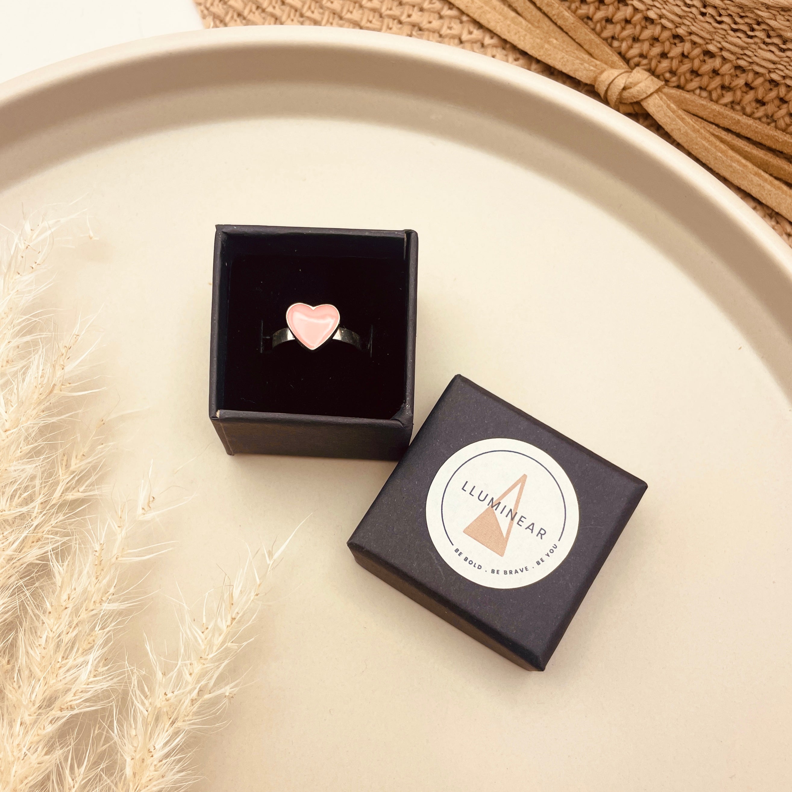 Sterling Silver Heart Ring Adjustable