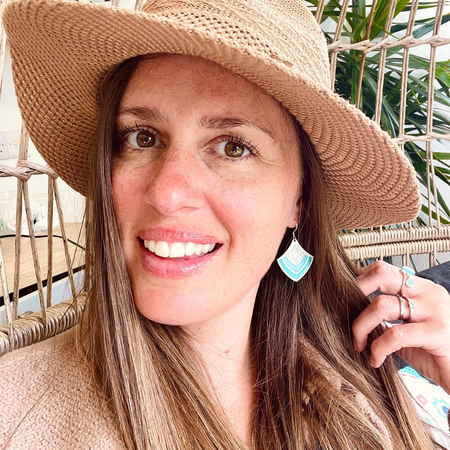 Crest Beach Sand Earrings Silver