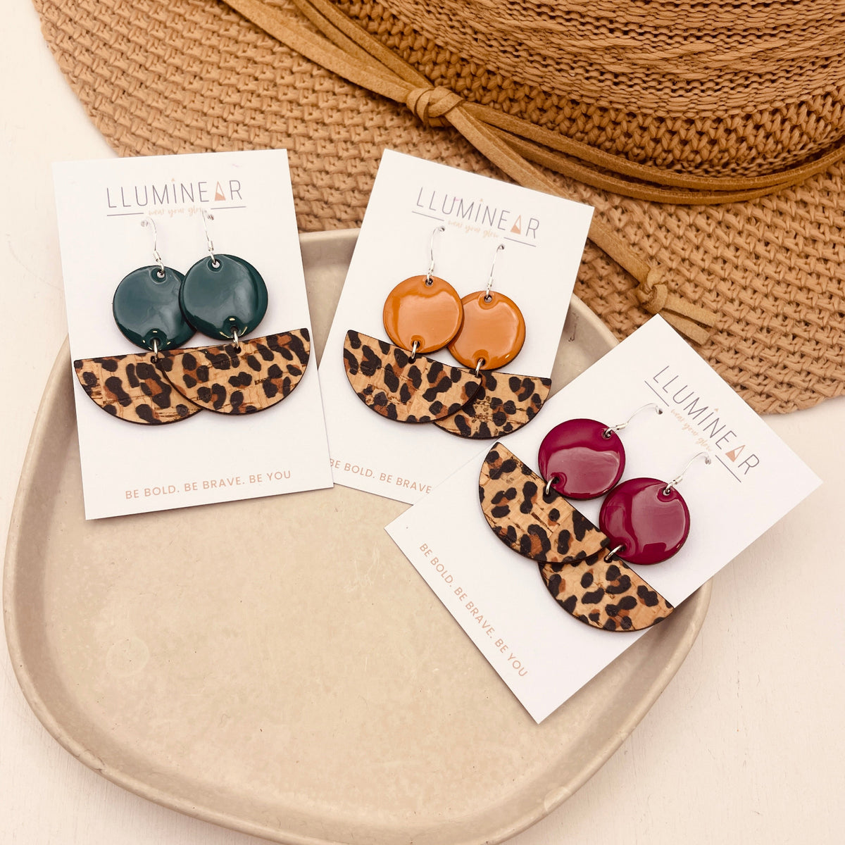 Autumn Earrings Leopard