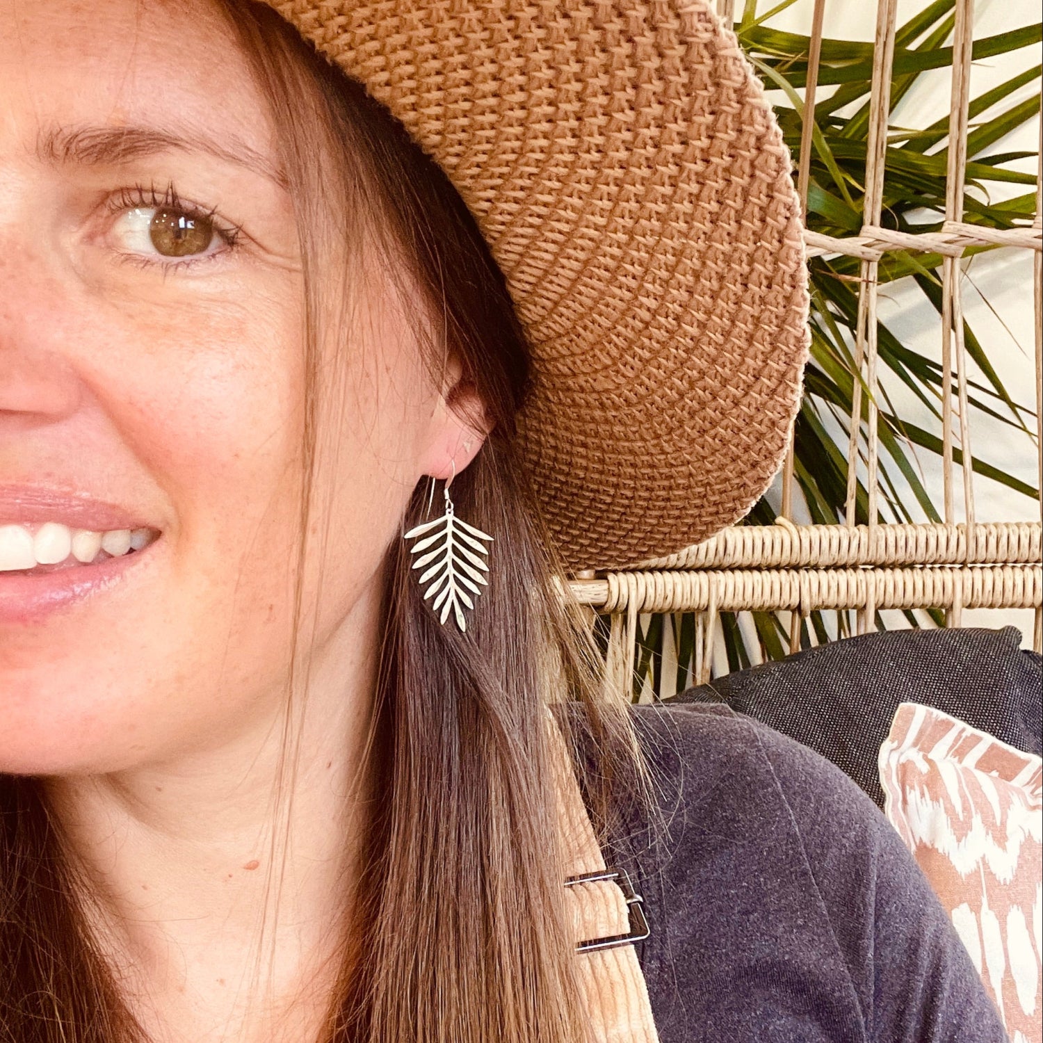 Fern Leaf Earrings
