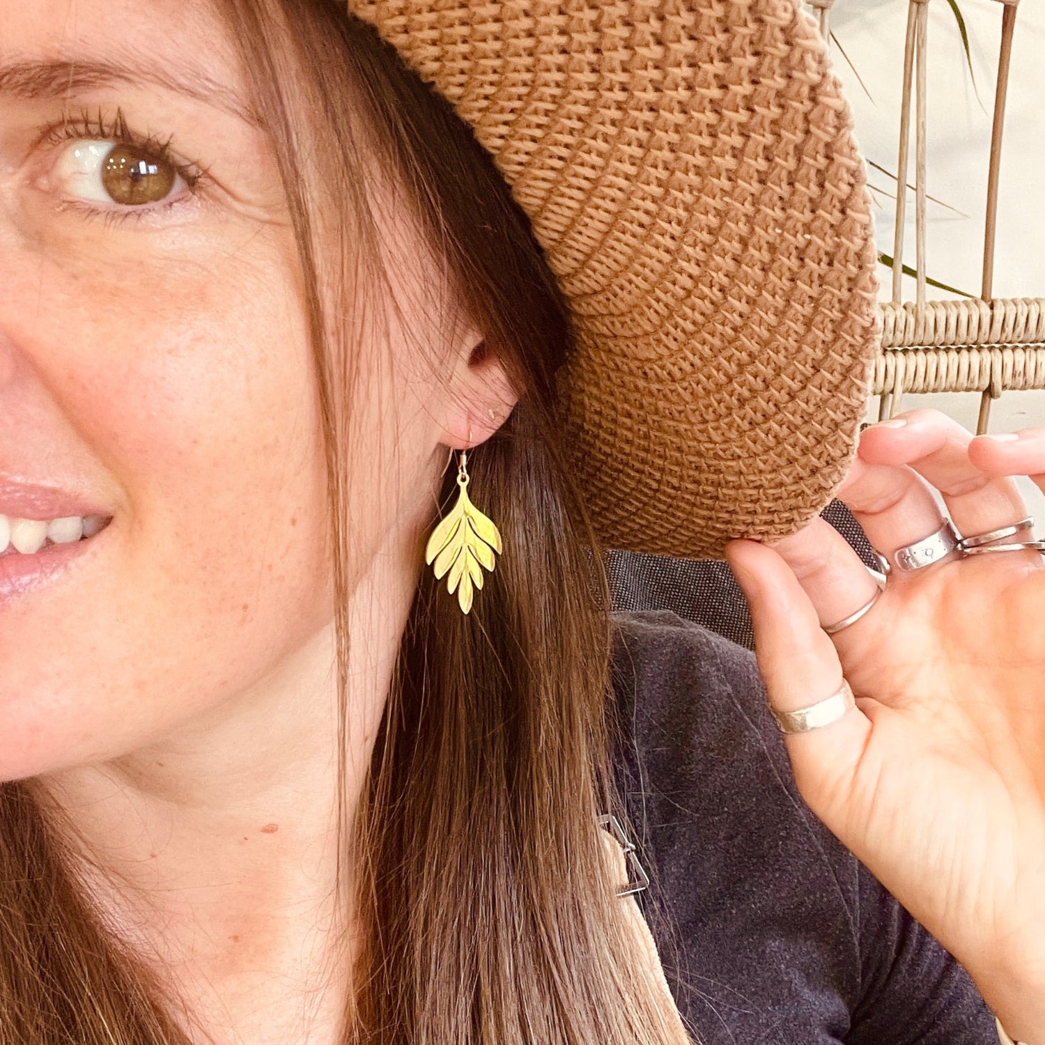 Elegant Willow Leaf Earrings