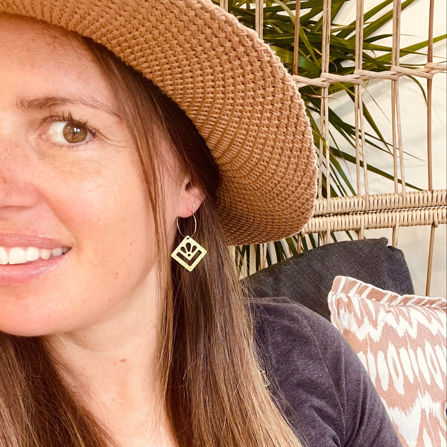 Diamond Deco Boho Earrings