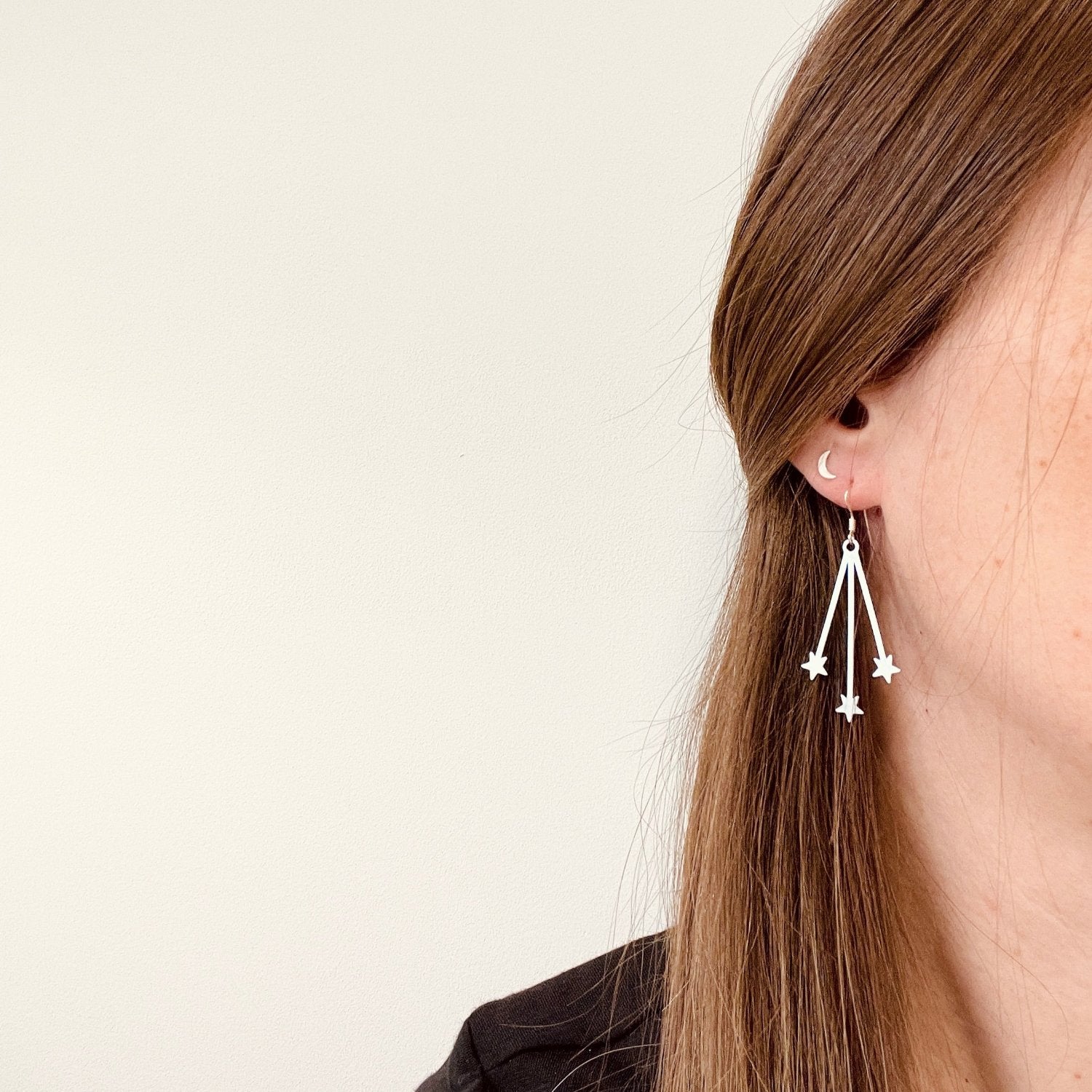 Winter Shooting Star Earrings