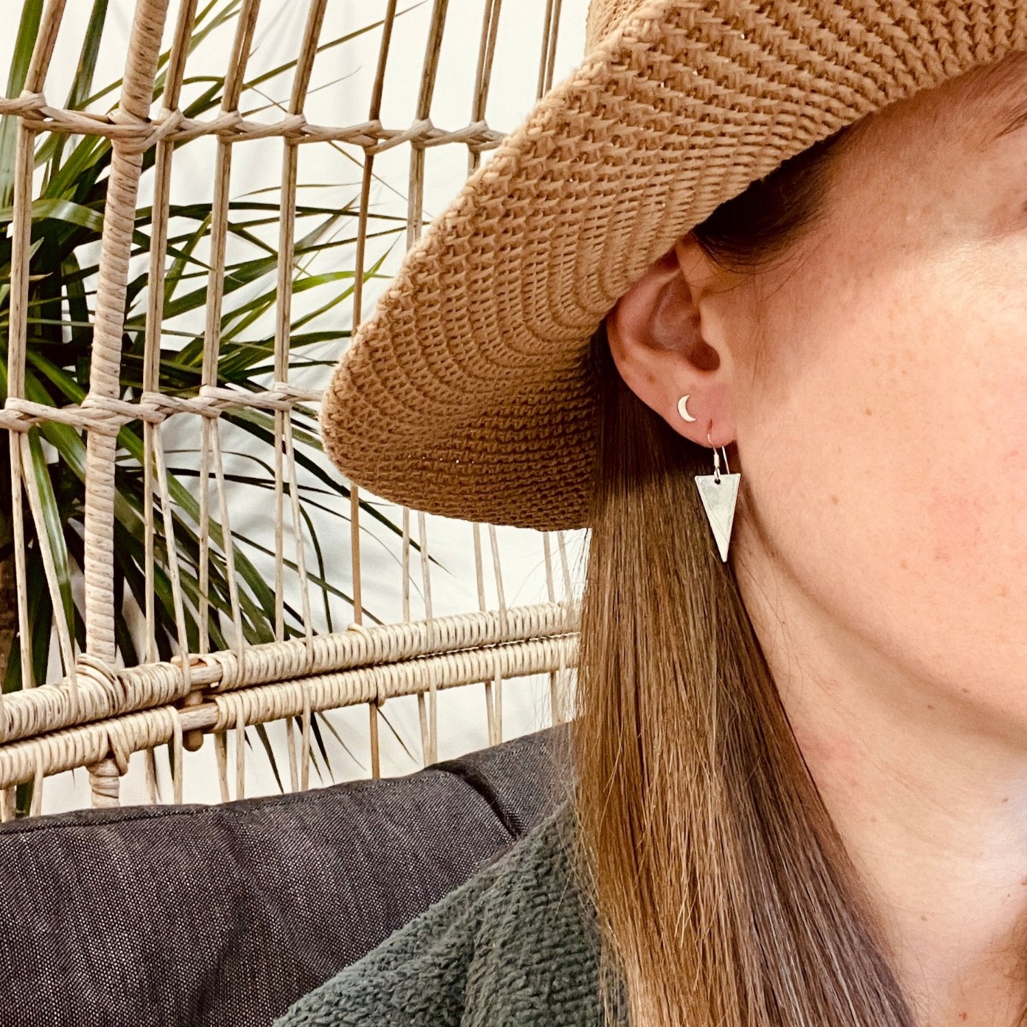 Geometric Triton Hook Earrings