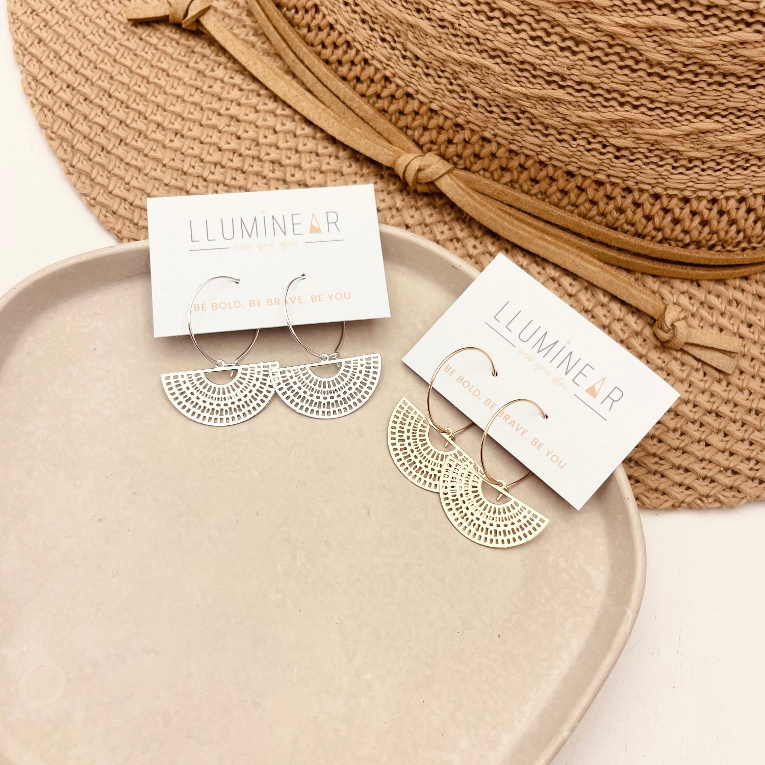 Boho Glam Hoop Earrings