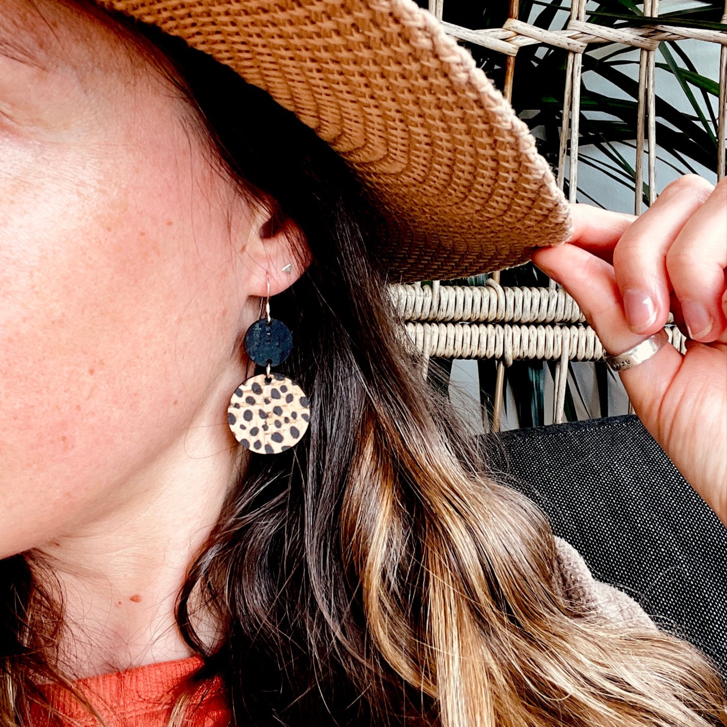 Neptune Cheetah Print Earrings