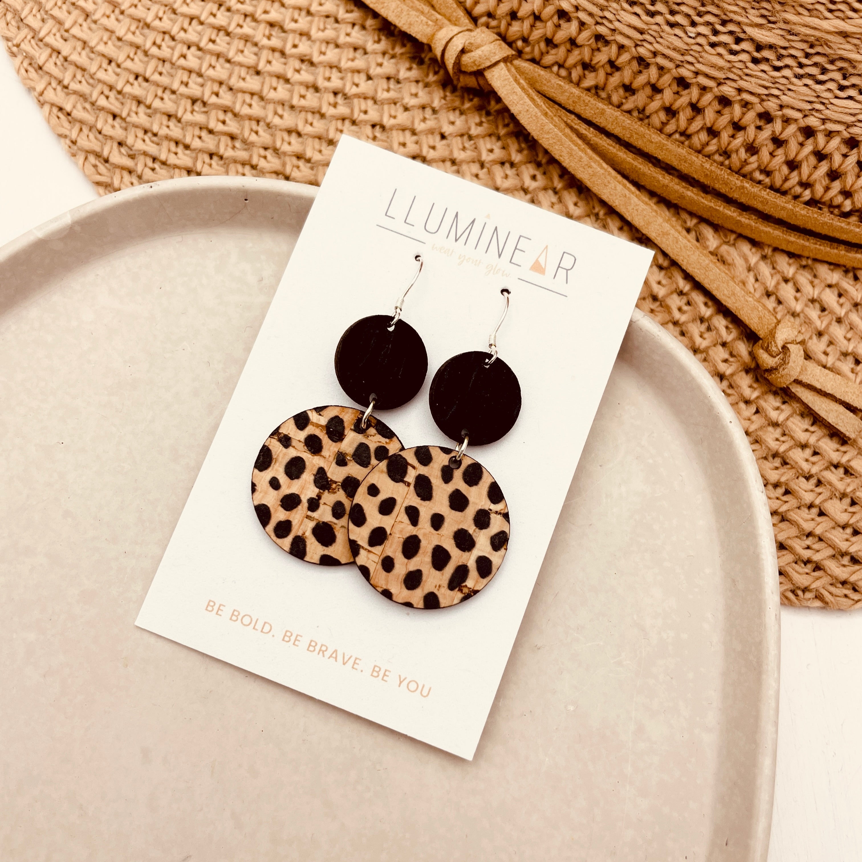 Neptune Cheetah Print Earrings