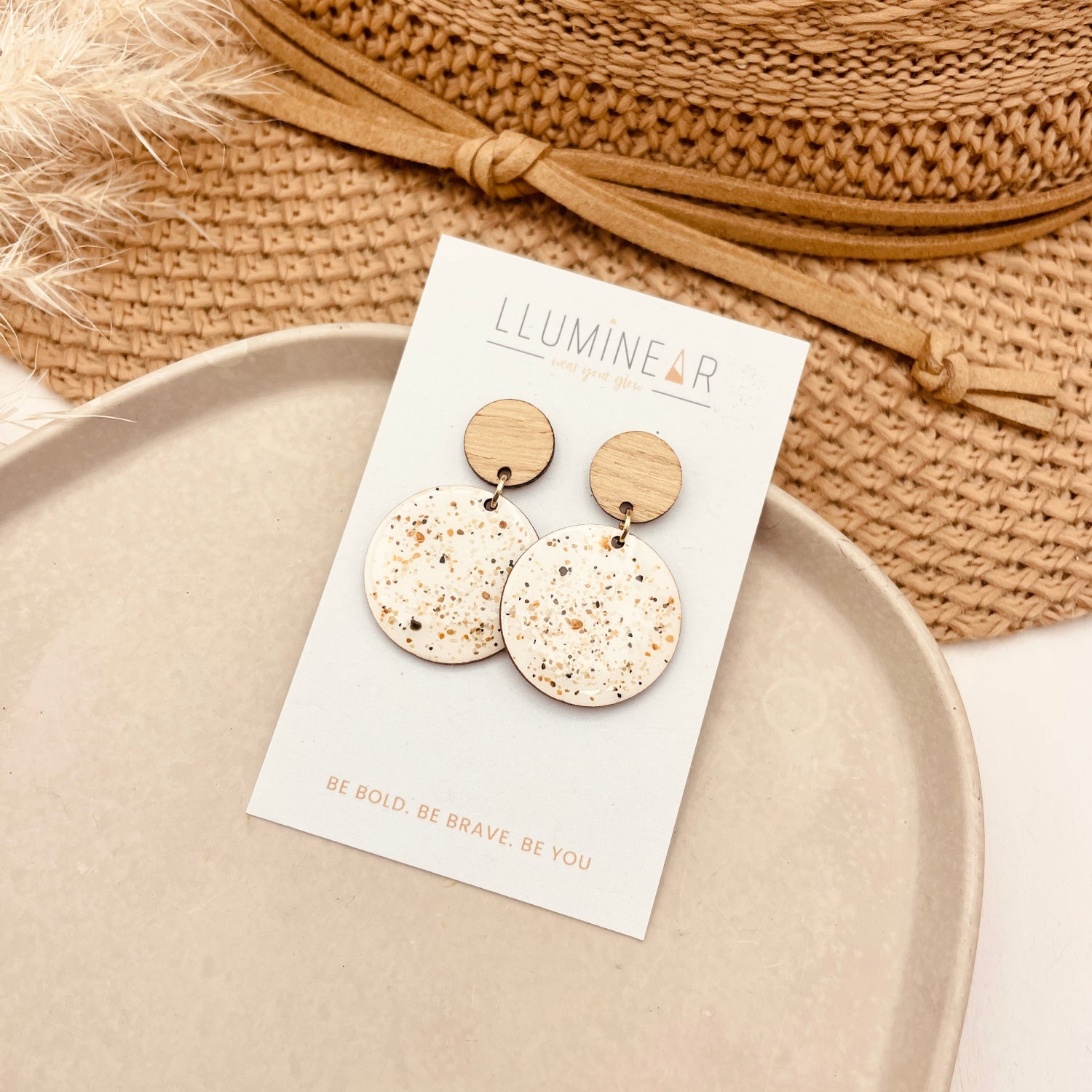 Beach Sand Earrings STUDS