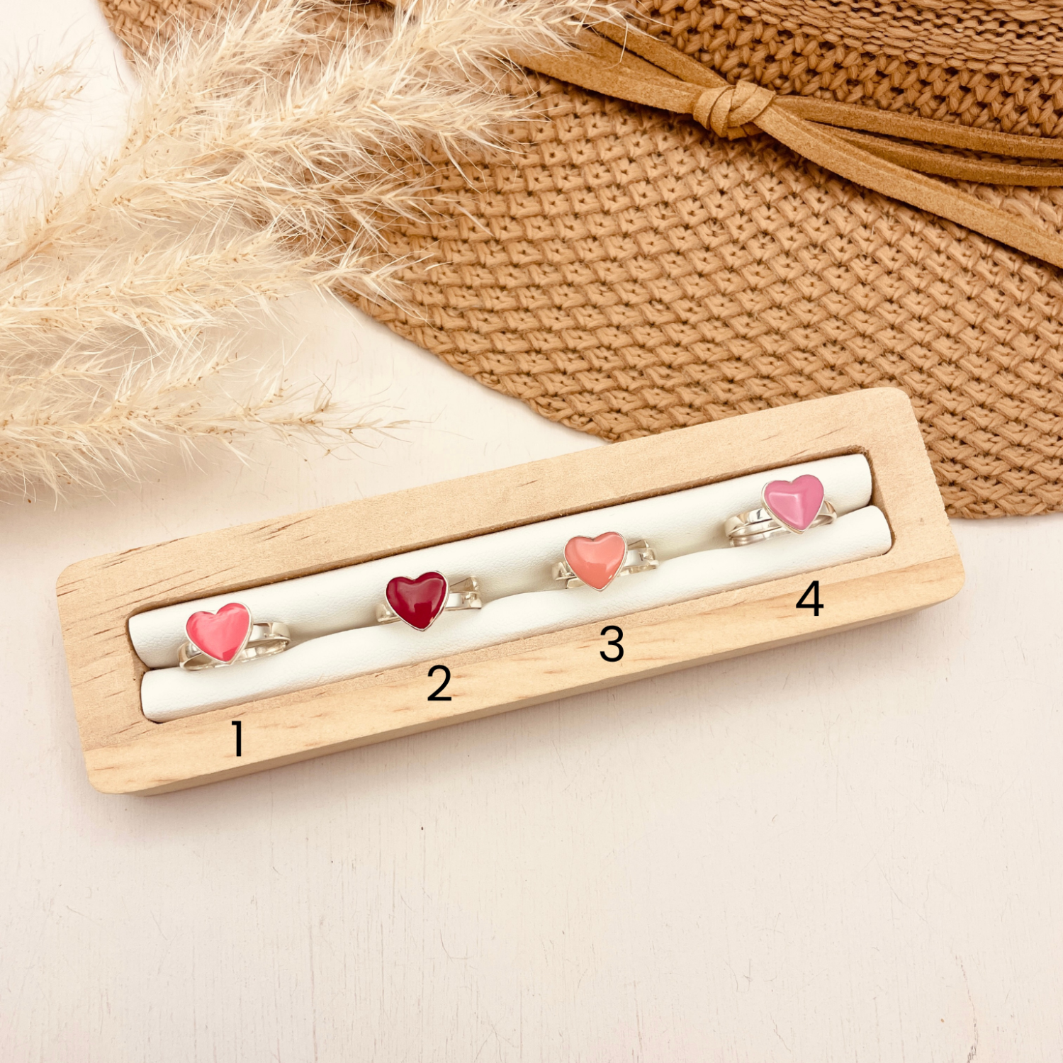 Sterling Silver Heart Ring Adjustable