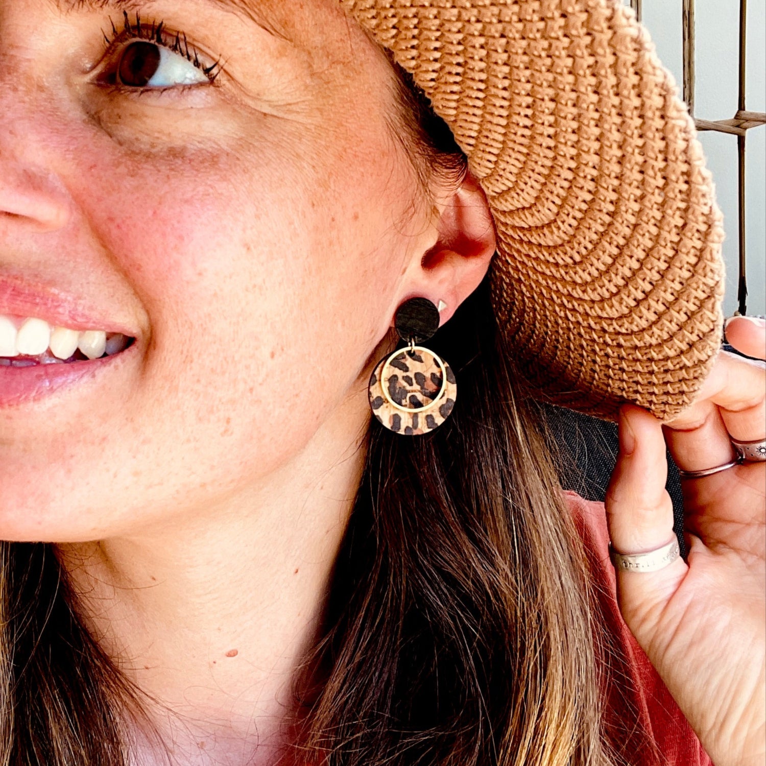 Apollo Earrings Leopard