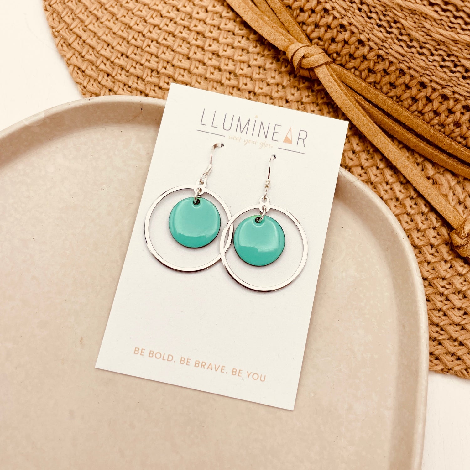 May Earrings Calypso Silver Mint
