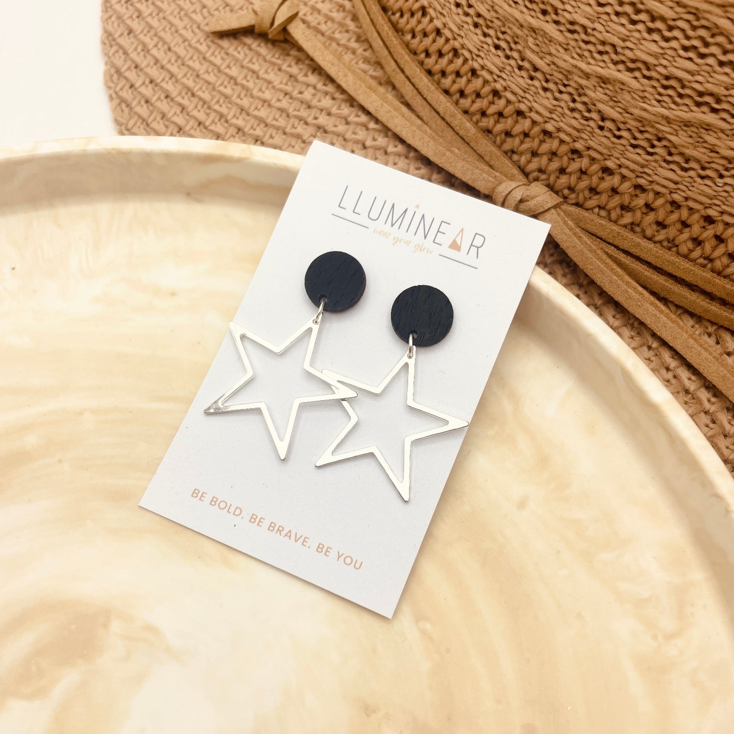 Silver Star Stud Earrings