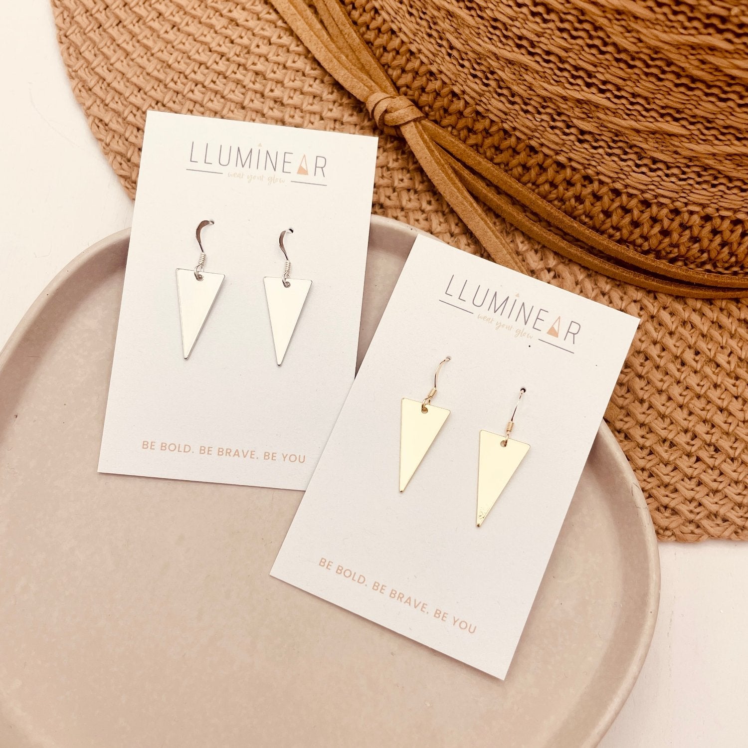 Geometric Triton Hook Earrings