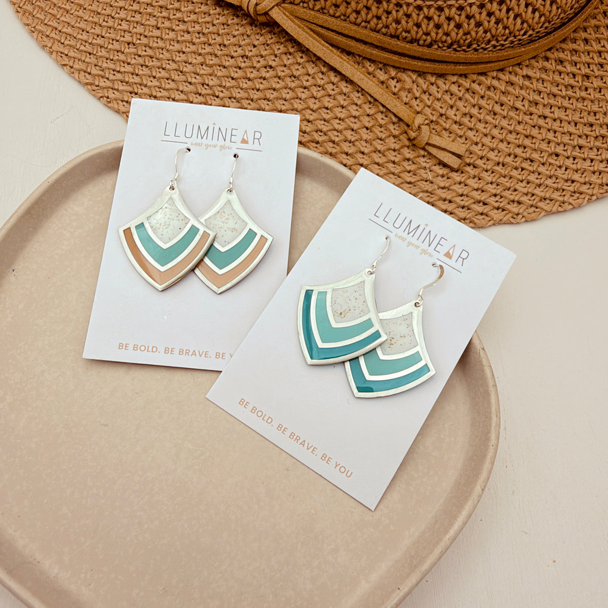 Autumn Crest Silver Beach Sand Earrings 2